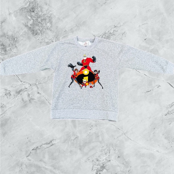 Authentic Disney Store Exclusive Kids The Incredibles Crew Neck Sweater Size M - Picture 6 of 6